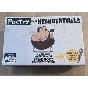 Poetry For Neanderthals Word Game Original Edition Exploding Kittens NEW SEALED!